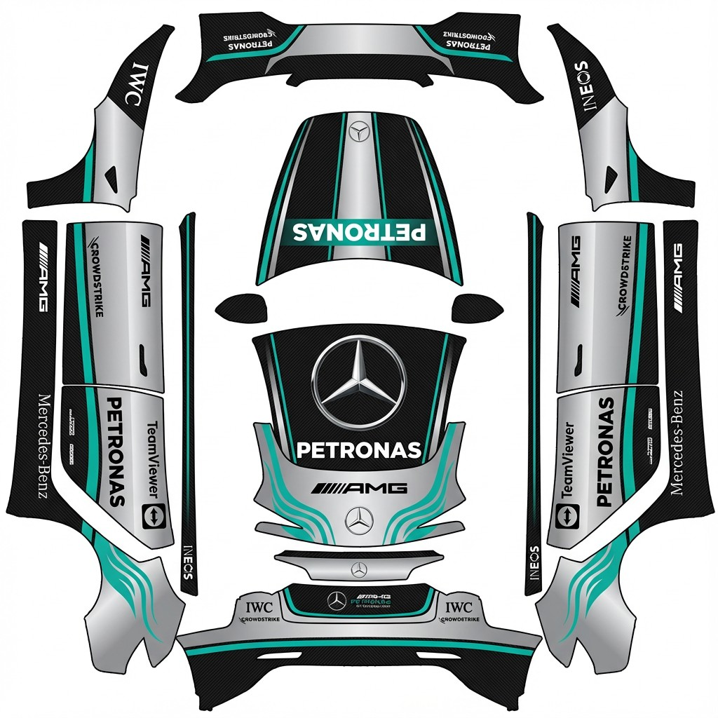 AI Design - F1 奔驰车队风格