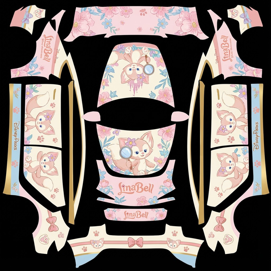 AI Design - 迪士尼乐园人偶可琦安