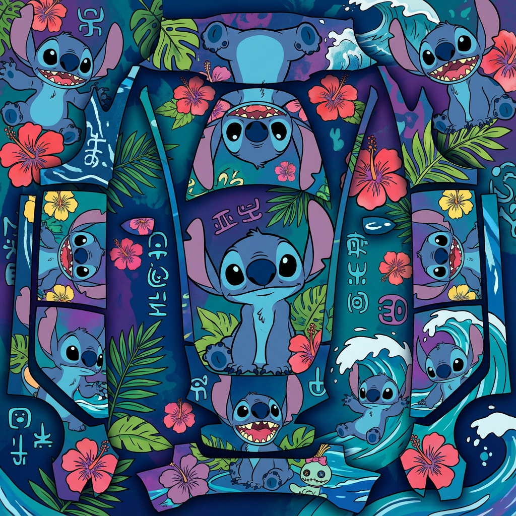 AI Design - 做一个史迪仔风格的车衣