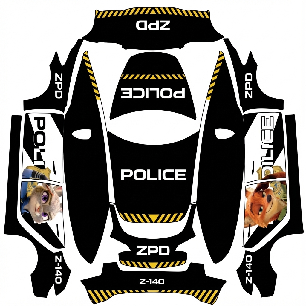 AI Design - 疯狂动物城警车