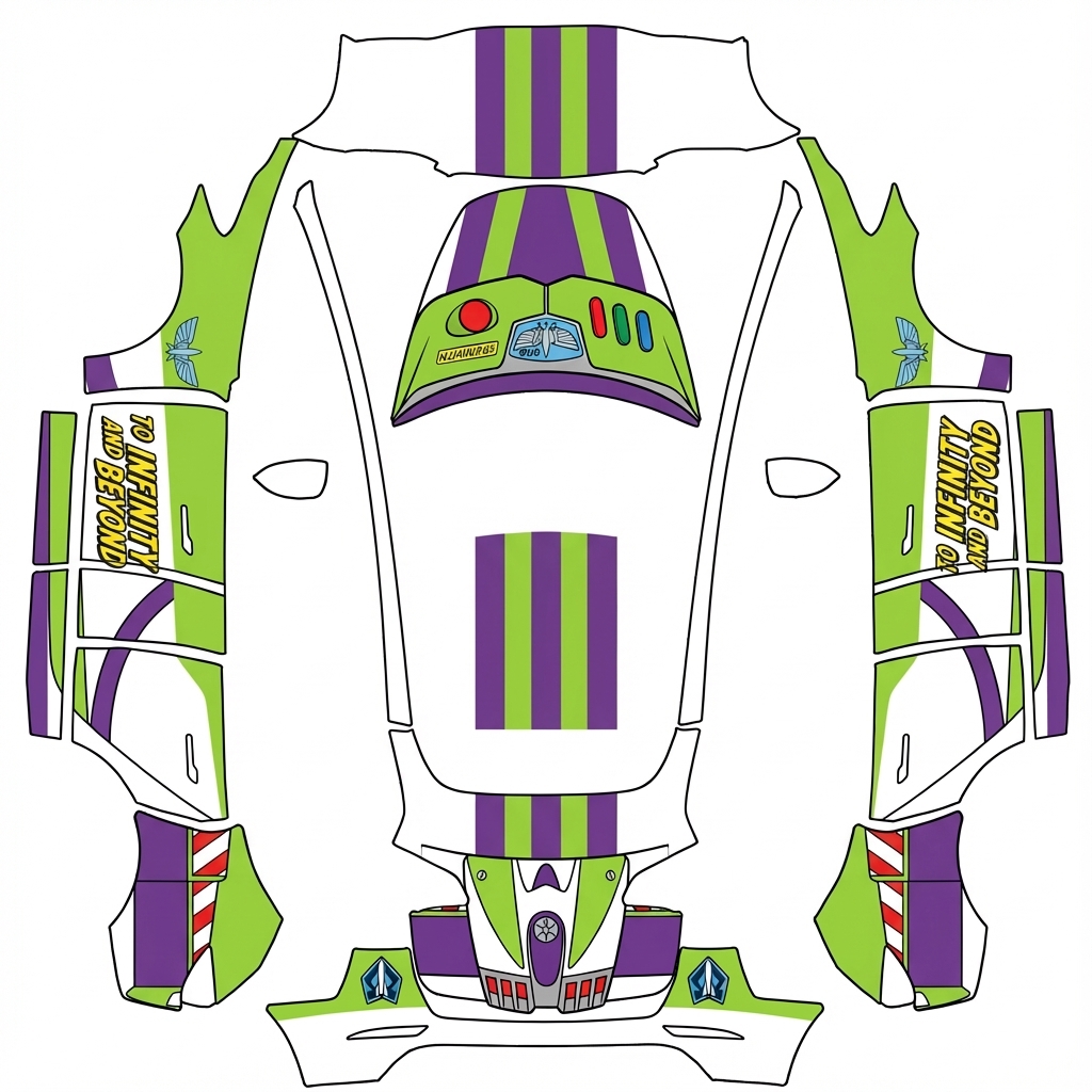 AI Design - 将Model Y 老款的3D模型纹理应用到Model 3 老