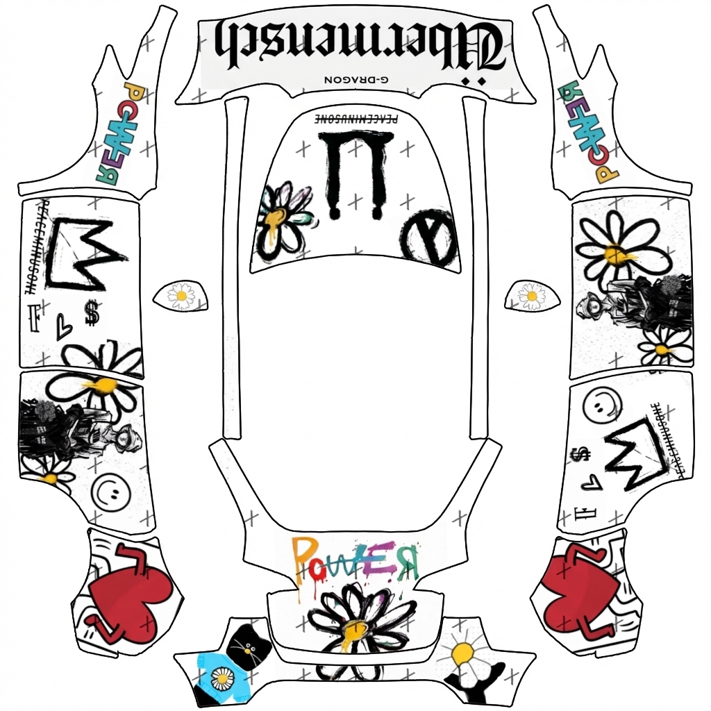 AI Design - 将Model Y 老款的3D模型纹理应用到Model 3 老