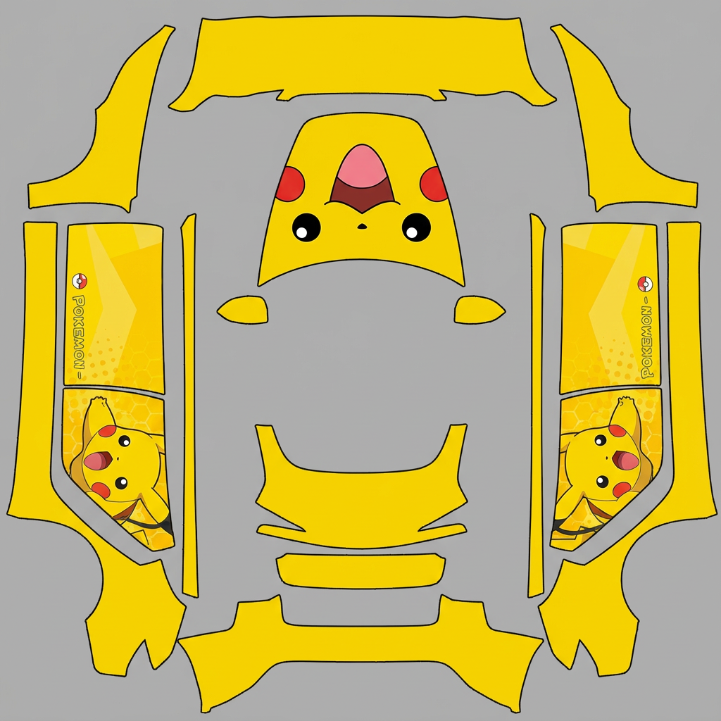 AI Design - 将Model 3 老款的3D模型纹理应用到Model 3 焕
