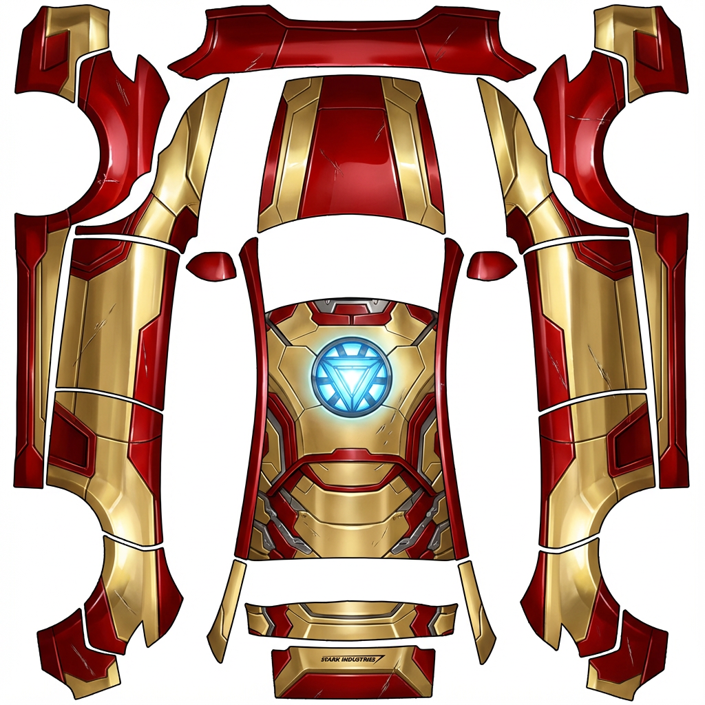 AI Design - 钢铁侠配色