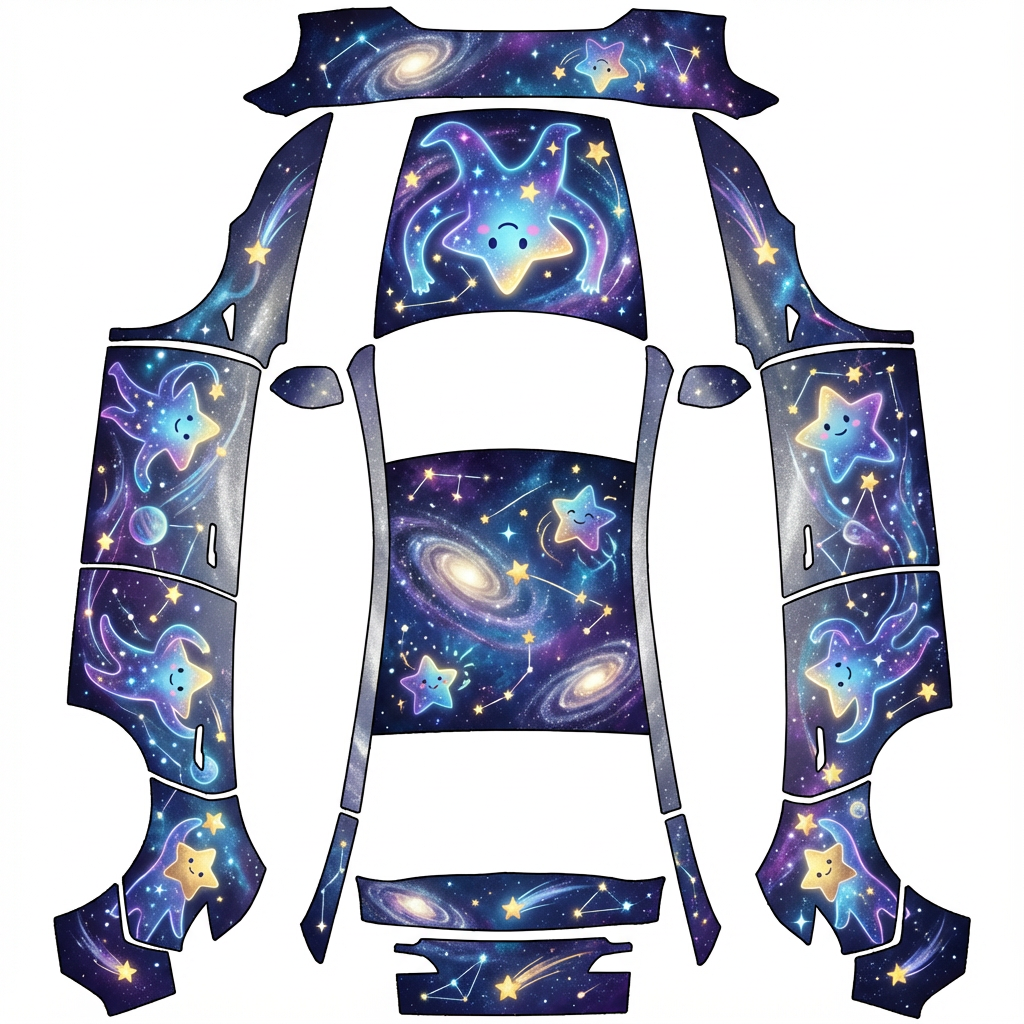 AI Design - 以星星人作为元素