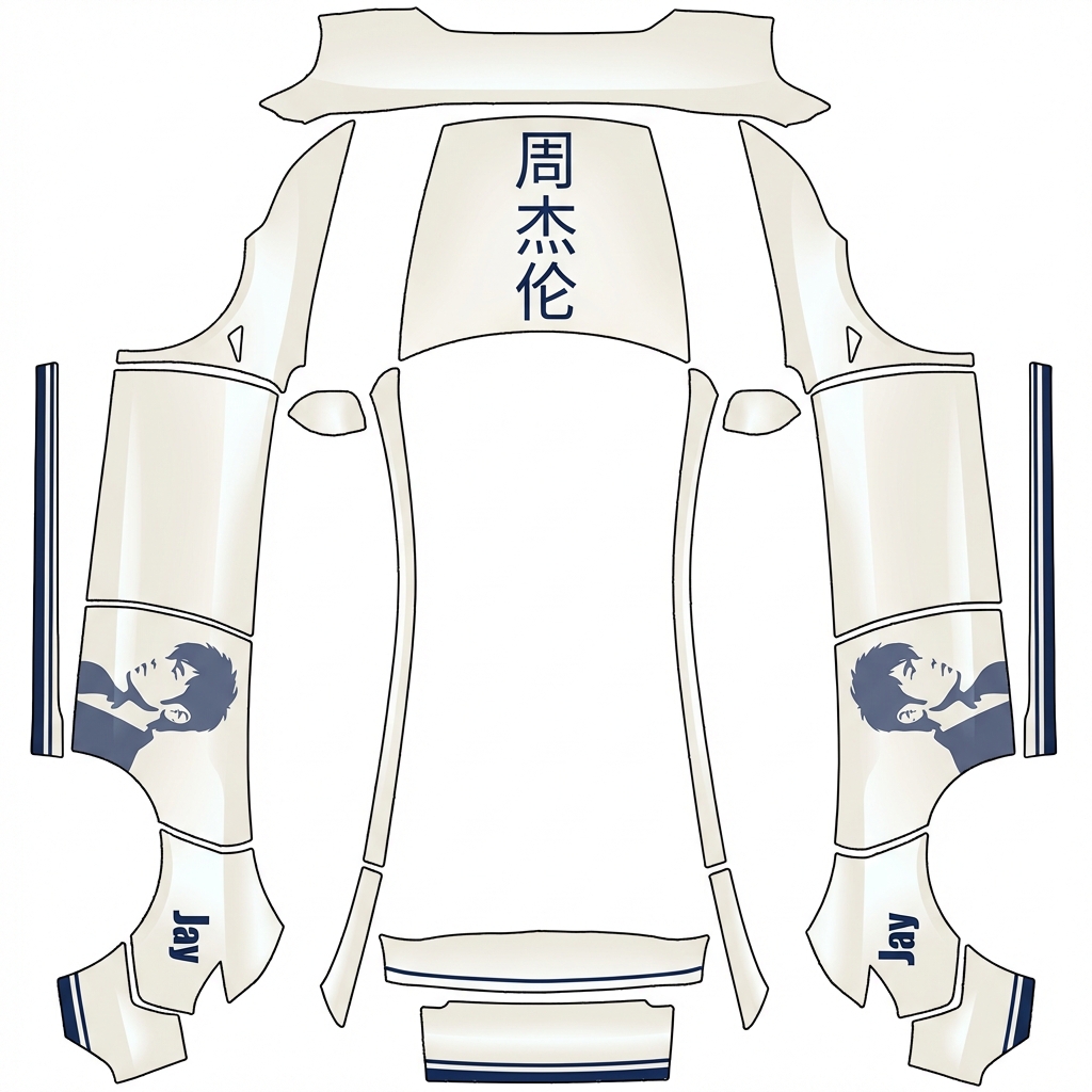 AI Design - 周杰伦 简约大气，颜色不要太深色