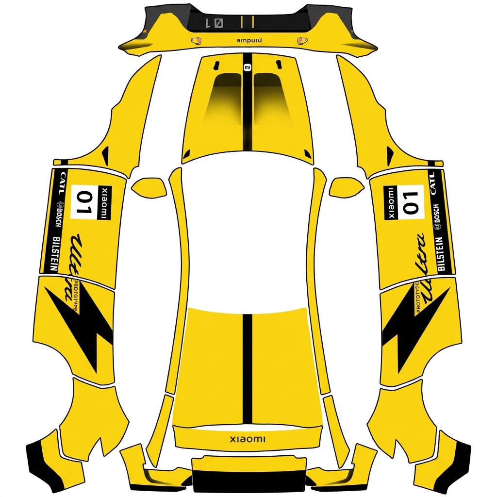 AI Design - 将Model Y 老款的3D模型纹理应用到Model Y 焕