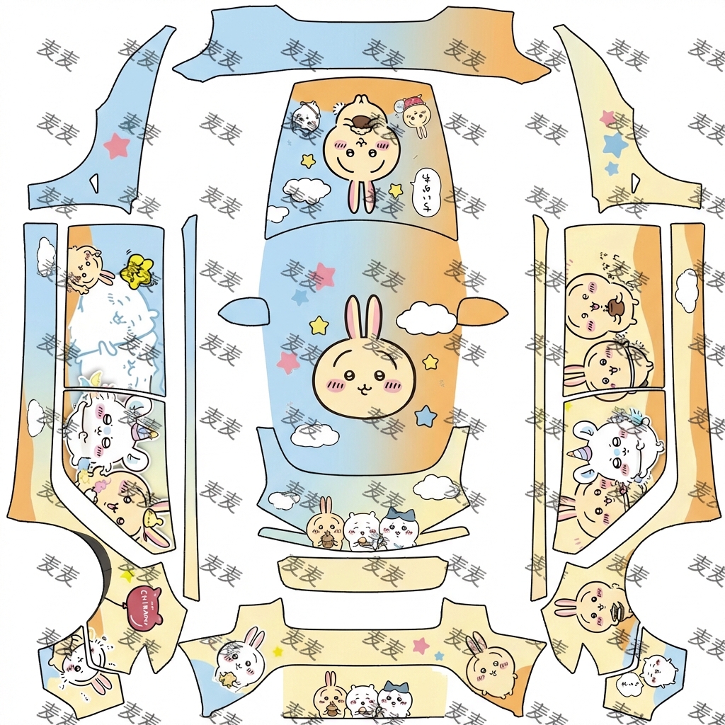 AI Design - 将Model Y 焕新版的3D模型纹理应用到Model 3 