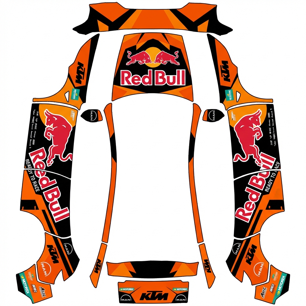 AI Design - KTM红牛厂队赛车涂装