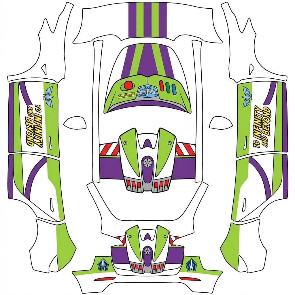 AI Design - 将Model Y 老款的3D模型纹理应用到Model 3 老