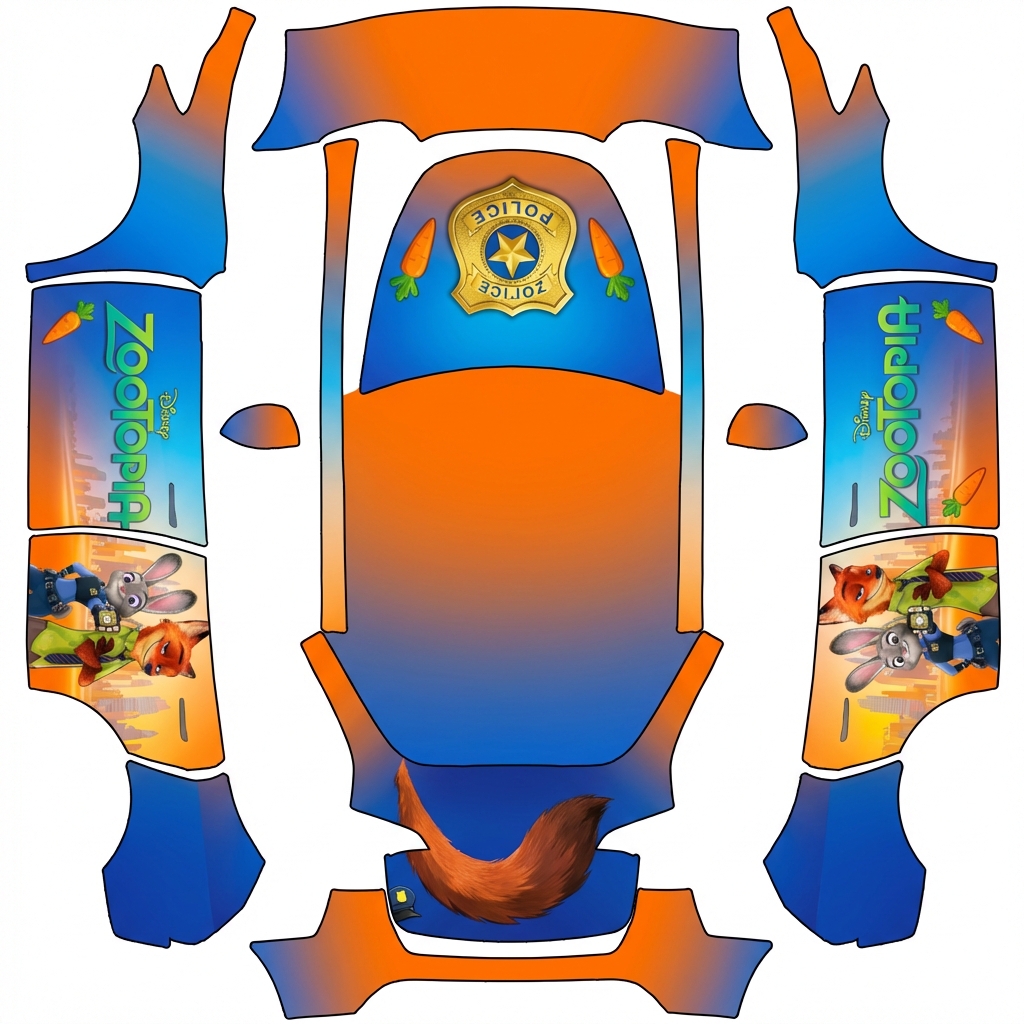 AI Design - 将Model Y 焕新版的3D模型纹理应用到Model Y 