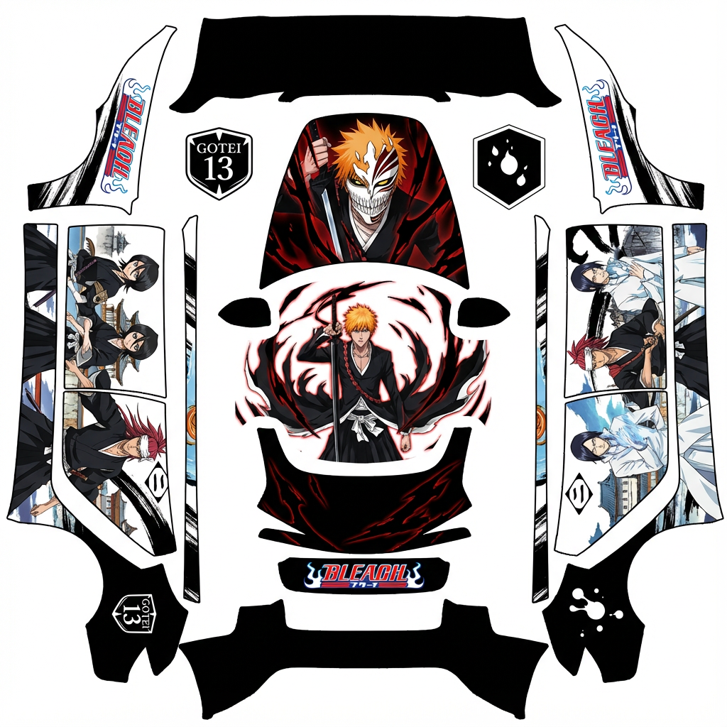 AI Design - 日本动漫：死神。