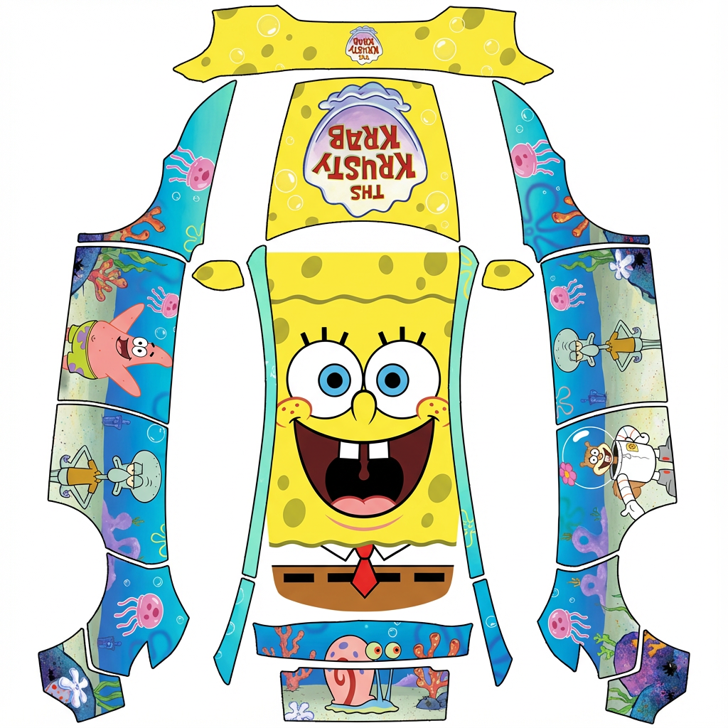 AI Design - 海绵宝宝风格