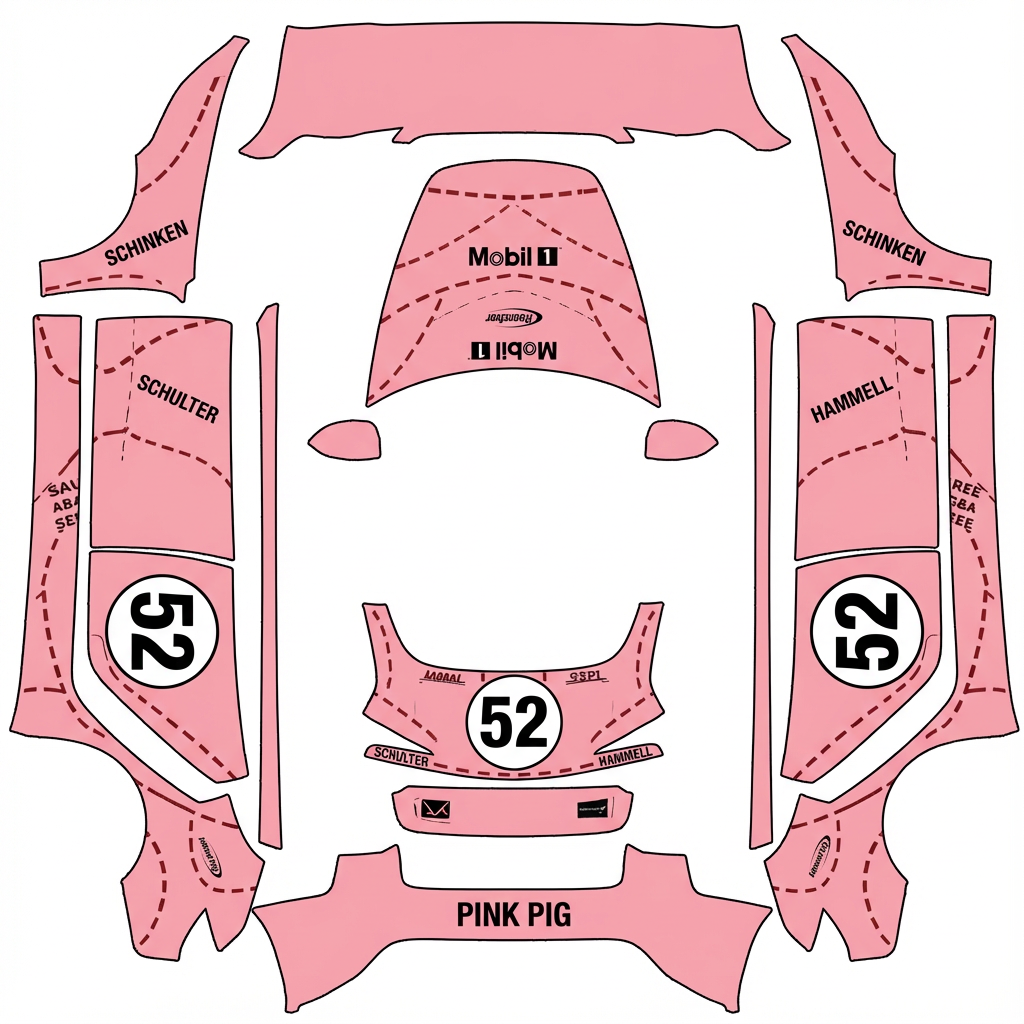 AI Design - 粉色 两侧编号为52
