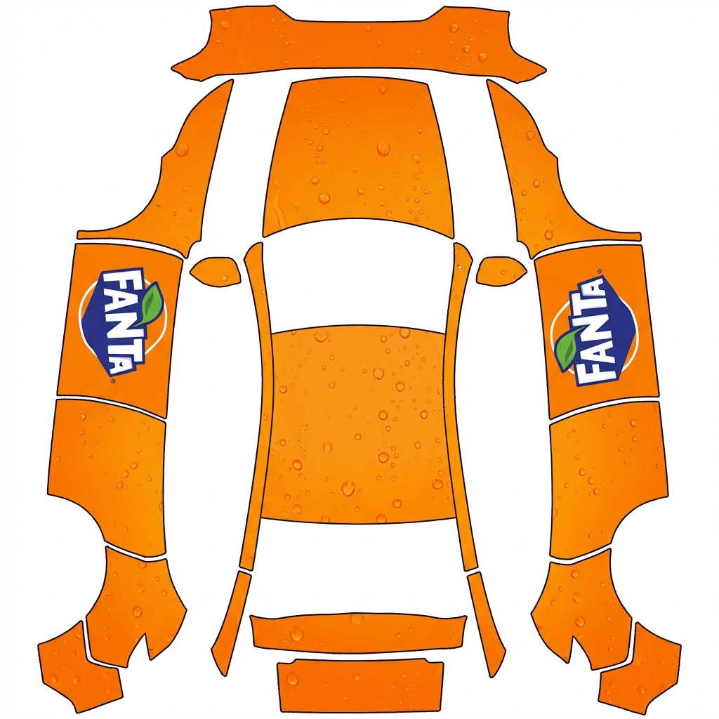 AI Design - The Fanta logo is on both side