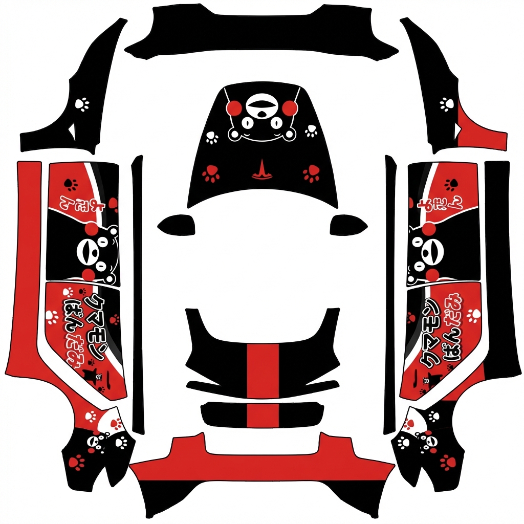 AI Design - 将Model Y 焕新版的3D模型纹理应用到Model 3 