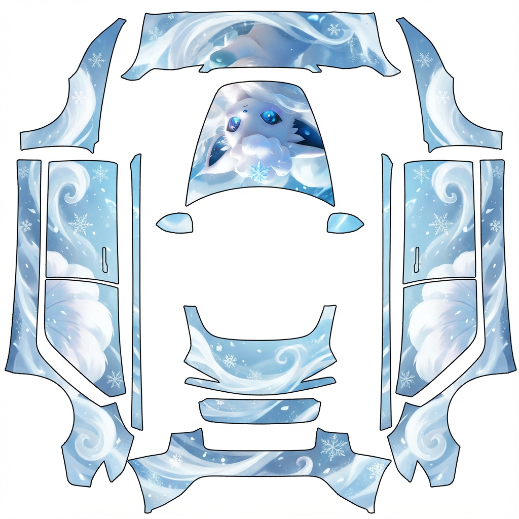 AI Design - 根据我上传的阿罗拉六尾生成